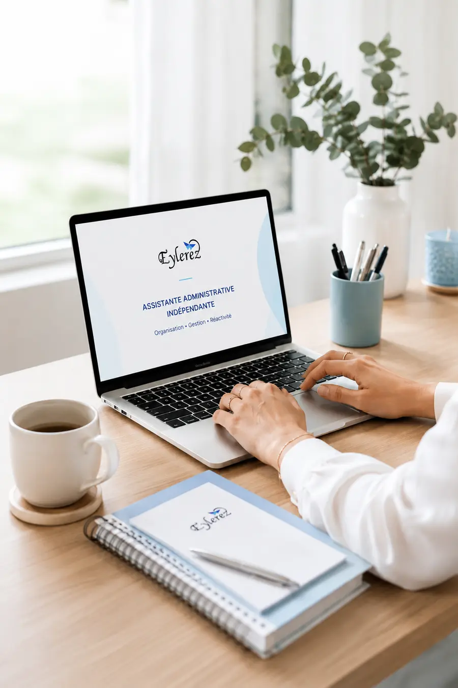 Espace de travail dédié à la gestion administrative